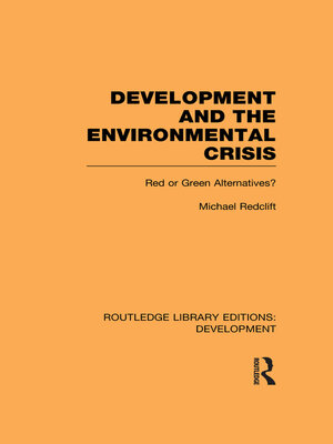 cover image of Development and the Environmental Crisis